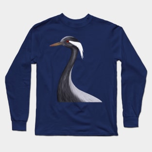 Demoiselle Crane Long Sleeve T-Shirt